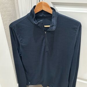 Men's Navy Vuori Quarter-Zip Pullover